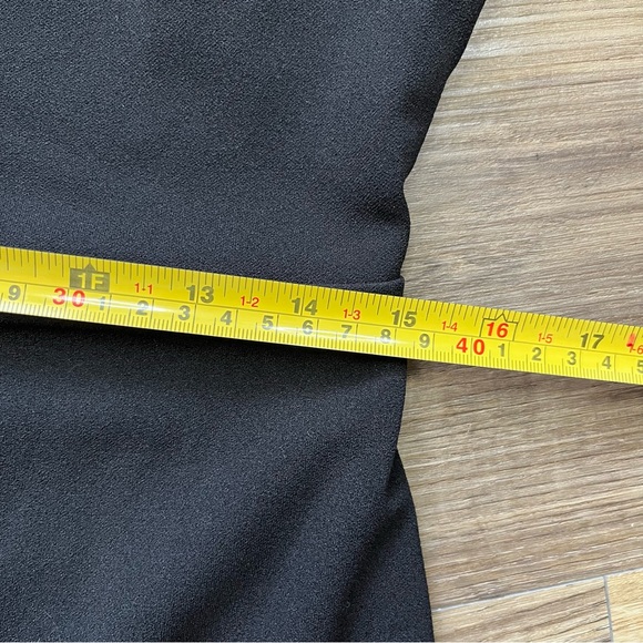 LuLus Off The Shoulder Little Black Mini Dress DAE23607HL Women’s Large BodyCon - Picture 6 of 9